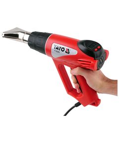 Фен мережевий YATO 2000 Вт 0-600 °C з LCD + 6 аксесуарів YT-82293, фото  | SNABZHENIE.com.ua
