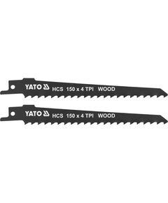 Полотна для сабельной пилы YATO 150 мм, 4 зуба, 2 шт, фото  | SNABZHENIE.com.ua