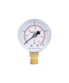 Манометр SD Plus 50 мм 1/4", нижнее подключение SD1704B, фото  | SNABZHENIE.com.ua