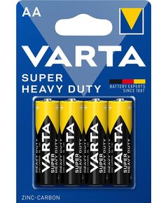 Батарейка Varta Super Heavy Duty  вугільно-цинкова AA блістер, 4 шт, фото  | SNABZHENIE.com.ua