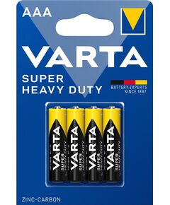 Батарейка Varta Super Heavy Duty  вугільно-цинкова AAA блістер, 4 шт, фото  | SNABZHENIE.com.ua