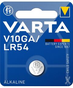 Батарейка Varta лужна  V10 GA (LR54) блістер, 1 шт, фото  | SNABZHENIE.com.ua