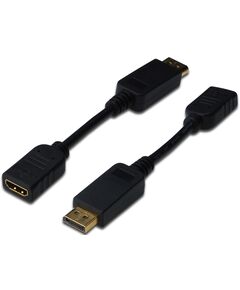 Адаптер DIGITUS DisplayPort > HDMI (M/F), Full HD, фото  | SNABZHENIE.com.ua