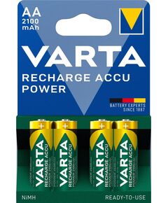 Акумулятор Varta NI-MH Power AA 2100 мА•г, 4шт, фото  | SNABZHENIE.com.ua