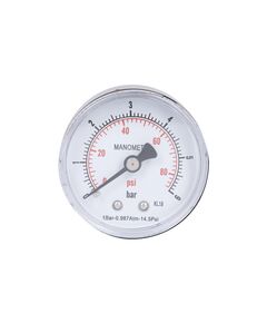 Манометр SD Plus 6 бар 1/4" , заднее подключение SD1716B, фото  | SNABZHENIE.com.ua