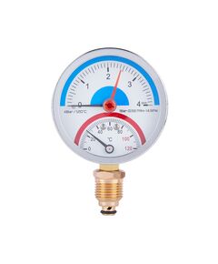 Термоманометр SD Plus 80 мм 1/2", нижнее подключение SD1724B, фото  | SNABZHENIE.com.ua