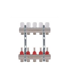 Колектор SD Plus з витратомірами, 1,5" виходи, SD235W5, фото  | SNABZHENIE.com.ua