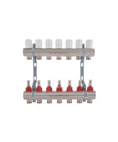 Колектор SD Plus з 7 виходами та витратомірами SD235W7, фото  | SNABZHENIE.com.ua
