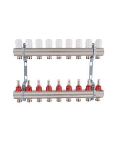 Колектор SD Plus з витратомірами, 9 виходів, модель SD235W9, фото  | SNABZHENIE.com.ua