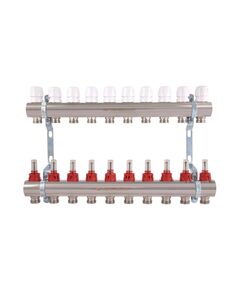 Коллектор SD Plus 1 с расходомерами, 10 выходов, фото  | SNABZHENIE.com.ua