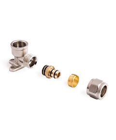 Уголок обжимной настенный SD Forte 16х1/2" ВР SF179W1615, фото  | SNABZHENIE.com.ua