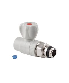 Кран шаровой радиаторный PPR Thermo Alliance 20х1/2" прямой, фото  | SNABZHENIE.com.ua