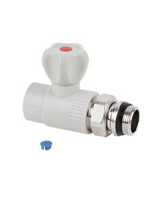 Кран шаровой радиаторный PPR Thermo Alliance 25х3/4" прямой, фото  | SNABZHENIE.com.ua