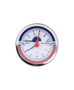 Термоманометр SD Plus 80 мм 1/2", заднее подключение SD17310B, фото  | SNABZHENIE.com.ua