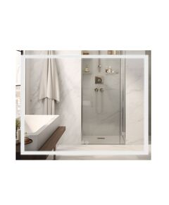 Зеркало Qtap Mideya 1000x800 з LED-підсвіткою та антизапотіванням, фото  | SNABZHENIE.com.ua