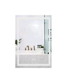 Зеркало Qtap Mideya 500x800 с LED и антизапотеванием, фото  | SNABZHENIE.com.ua