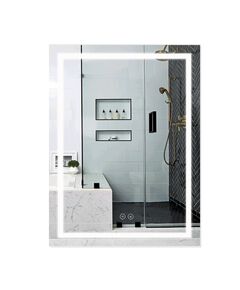 Зеркало Qtap Mideya 600x800 з LED-підсвіткою та антизапотіванням, фото  | SNABZHENIE.com.ua