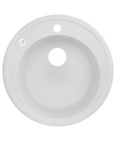 Кухонна мийка Lidz D510/200, біла, фото  | SNABZHENIE.com.ua