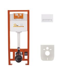 Набір встановлення 4 в 1 Qtap Nest ST з лінійною панеллю QT0133M425M08V, фото  | SNABZHENIE.com.ua