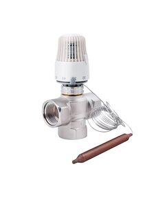 Кран смесительный трехходовой SD Forte 1" М30х1,5 с термоголовкой SF362W25, фото  | SNABZHENIE.com.ua