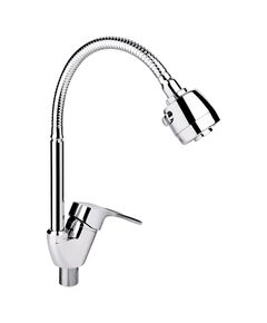 Змішувач кухонний Lidz CRM 44 80 008F-4 з рефлекторним виливом, фото  | SNABZHENIE.com.ua