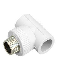 Тройник PPR Blue Ocean "Белый" 20х1/2"х20 НР, фото  | SNABZHENIE.com.ua