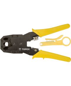 Клещи для обжима телефонных наконечников 4P, 6P, 8P TOPEX 32D409, фото  | SNABZHENIE.com.ua