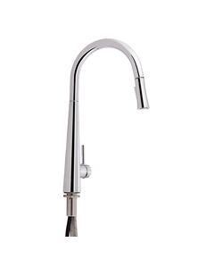 Змішувач кухонний Qtap Evicka з виїзним виливом, фото  | SNABZHENIE.com.ua