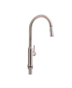 Змішувач для кухні Qtap Baruska 9137103UN з висувним виливом, фото  | SNABZHENIE.com.ua