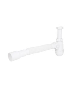 Сифон для раковини Lidz WHI 60, вихід 50 мм, без випуску, фото  | SNABZHENIE.com.ua