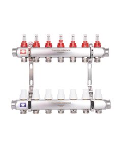 Колектор з витратомірами SD Plus, 7 виходів, модель SD0047, фото  | SNABZHENIE.com.ua