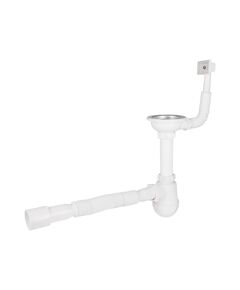 Сифон для кухонної мийки Lidz EURO 60 05 M001 01, вихід 50 мм, фото  | SNABZHENIE.com.ua