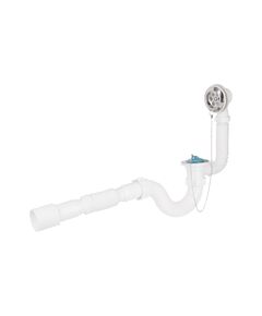 Сифон для ванни Lidz WHI 60 03 V001 00, прямоточний, вихід 50 мм, фото  | SNABZHENIE.com.ua