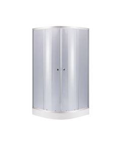 Набір душової кабіни Latwa SC80x80 з тонованим склом 4 мм + піддон, фото  | SNABZHENIE.com.ua