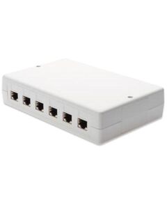 З'єднувальна коробка DIGITUS для модулів Keystone, 6 портів, фото  | SNABZHENIE.com.ua