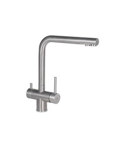 Змішувач для кухні Lidz Aria 24F-SFS з фільтром (F-образний), фото  | SNABZHENIE.com.ua