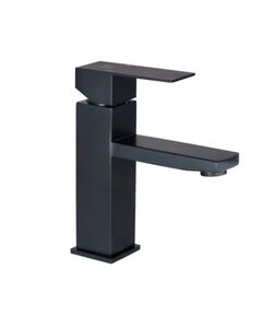 Змішувач Lidz Kubis 01D-BFS чорний для раковини, фото  | SNABZHENIE.com.ua