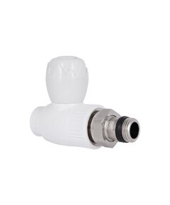 Кран Радиат. Шаров.  20*1/2 прямой (В.О.) "Белый", фото  | SNABZHENIE.com.ua