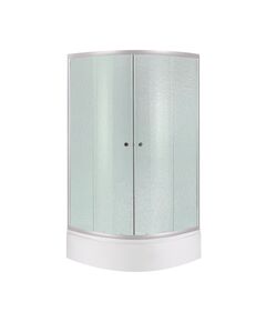 Полукругла душова кабіна Lidz Latwa SC80x80 з Frost 4 мм + піддон KAPIELKA 80x80, фото  | SNABZHENIE.com.ua