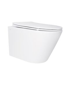 Унітаз підвісний Qtap Swan Ultra Quiet, сидіння Slim Duroplast, білий, фото  | SNABZHENIE.com.ua