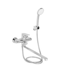 Змішувач для ванни Lidz Tani 005 з душовим гарнітуром, хром, фото  | SNABZHENIE.com.ua