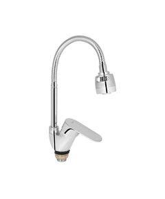 Змішувач для кухні Lidz Tani 008F4 з гнучким виливом, хром, фото  | SNABZHENIE.com.ua