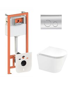 Комплект Qtap Scorpio Ultra Quiet: підвісний унітаз + інсталяція 4в1, фото  | SNABZHENIE.com.ua