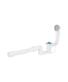 Сифон для ванни Lidz LSW05, плоский, 70 мм, без ревізії, з пробкою 40/50 мм, фото  | SNABZHENIE.com.ua