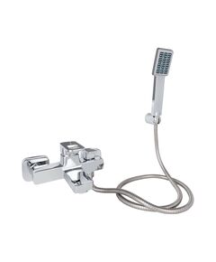 Смеситель для ванны Lidz Wawel 006 с душевым гарнитуром, хромированный, фото  | SNABZHENIE.com.ua