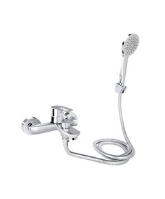 Смеситель для ванни Lidz Latwa 006 з душовим гарнітуром, хромований, фото  | SNABZHENIE.com.ua