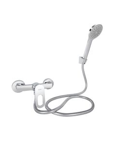 Смеситель для душа Lidz Latwa 010 с гарнитуром, хромированный, фото  | SNABZHENIE.com.ua
