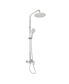 Душова система Lidz Latwa 1030 універсальна на три споживача (хром), фото  | SNABZHENIE.com.ua