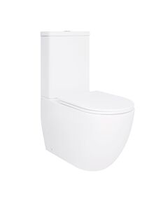 Унітаз-компакт Qtap Robin Ultra Quiet безободковий Soft-close QT13222128AUQ1W, фото  | SNABZHENIE.com.ua