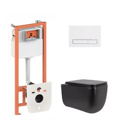 Комплект Qtap Gemini Ultra Quiet унітаз + Nest інсталяція 4в1 Білий, фото  | SNABZHENIE.com.ua